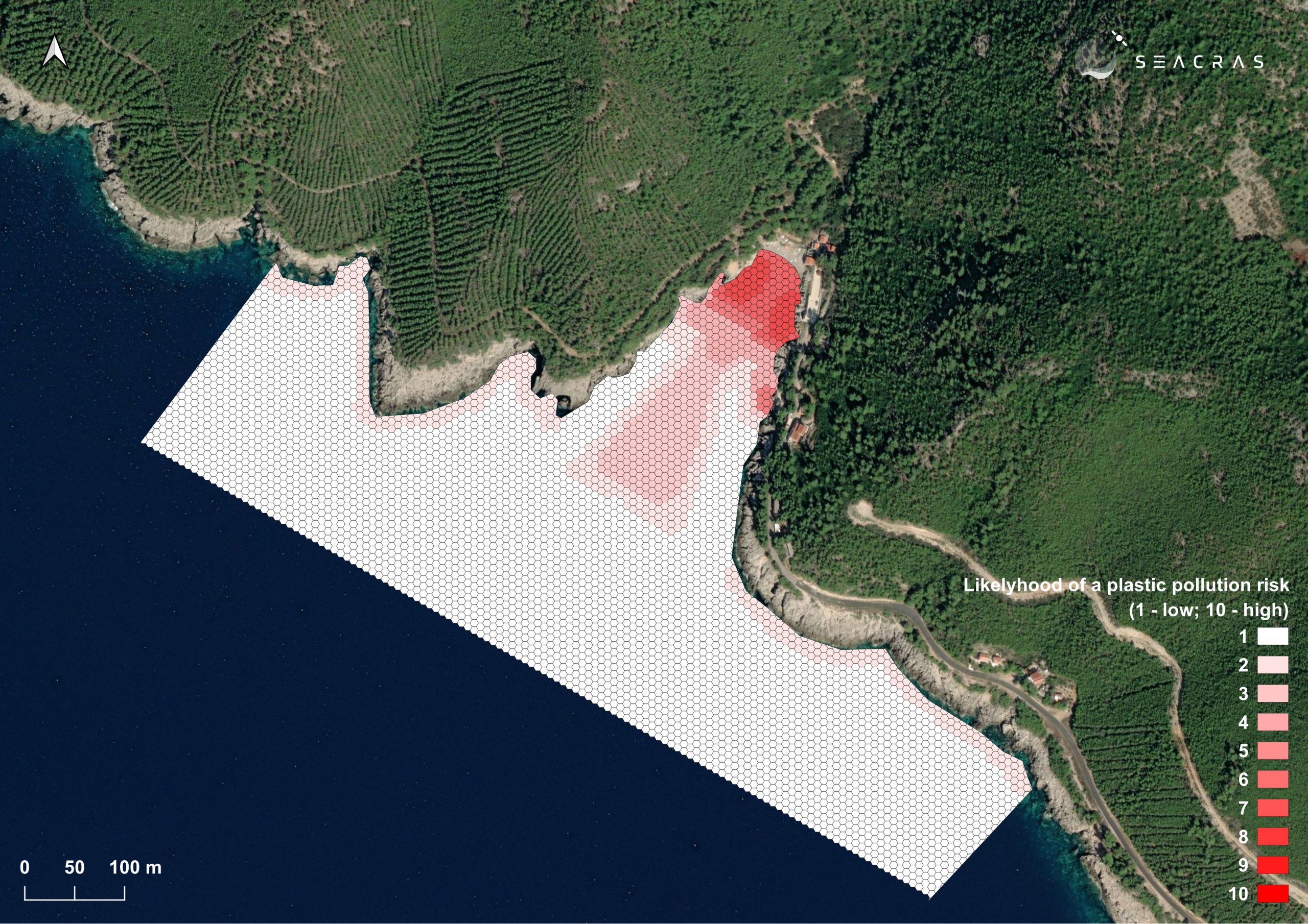 Sutmiholjska beach on Mljet island, where alarming rates of plast pollution were detected