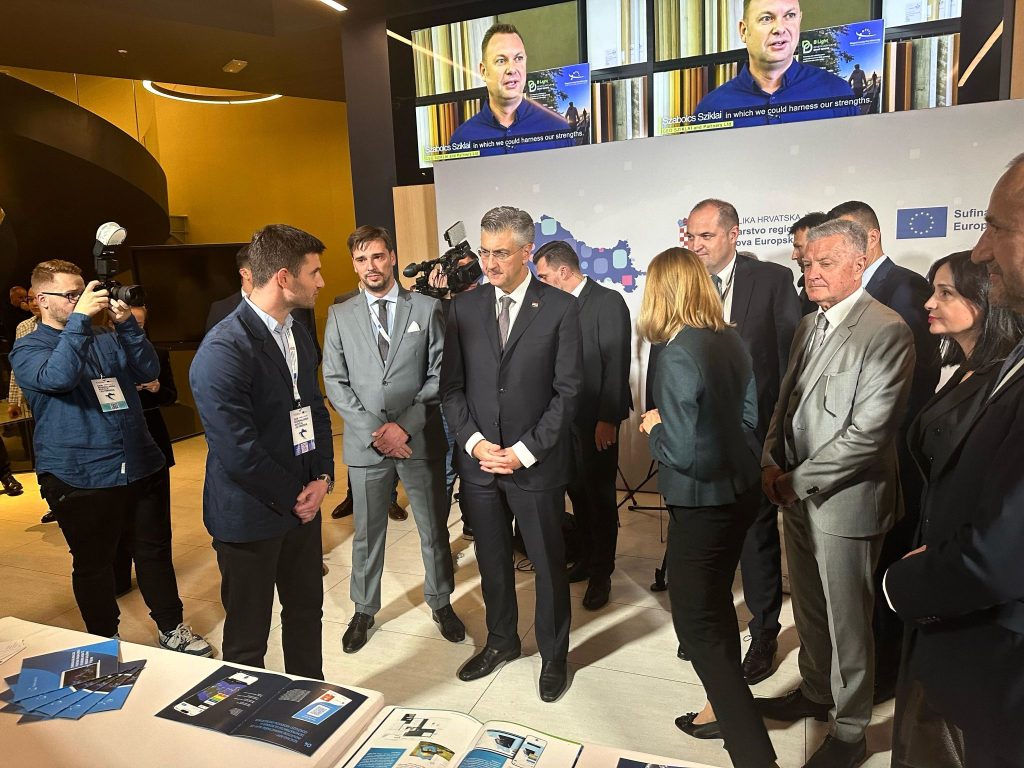 Dani regionalnog razvoja i EU fondova - SeaCrasov CEO i premijer RH na domjenku.