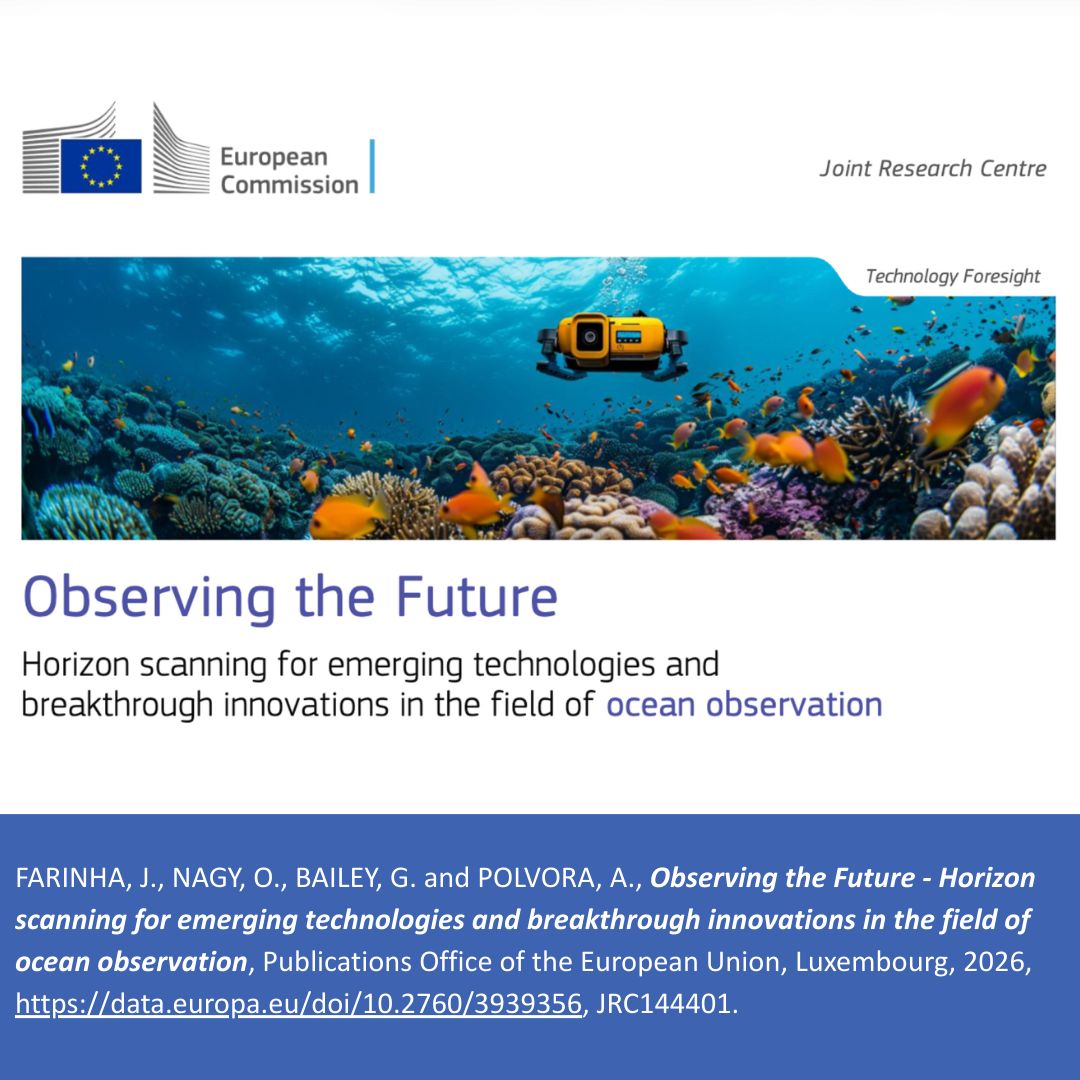 The Joint Research Centre report 'Observing the Future' screenshot