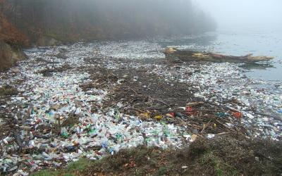 Large-Scale Drina River Pollution Visible From Space!
